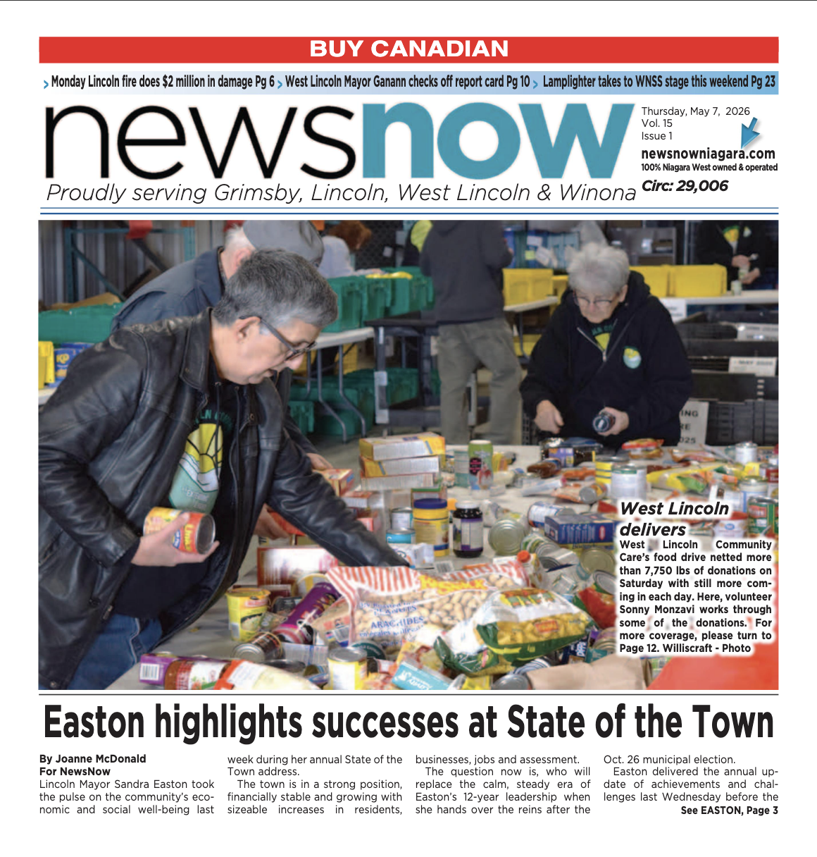 Community-Wide Annual Kids Care Food Drive News Coverage
