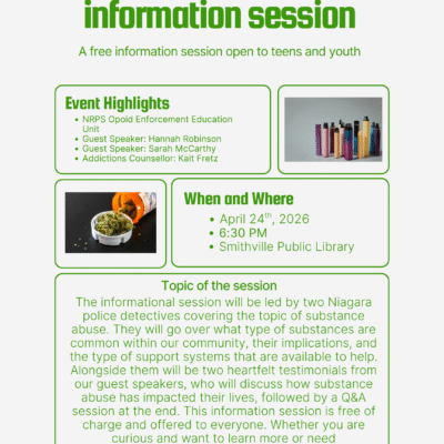 Substance abuse use information session