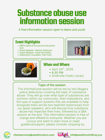 Substance abuse use information session