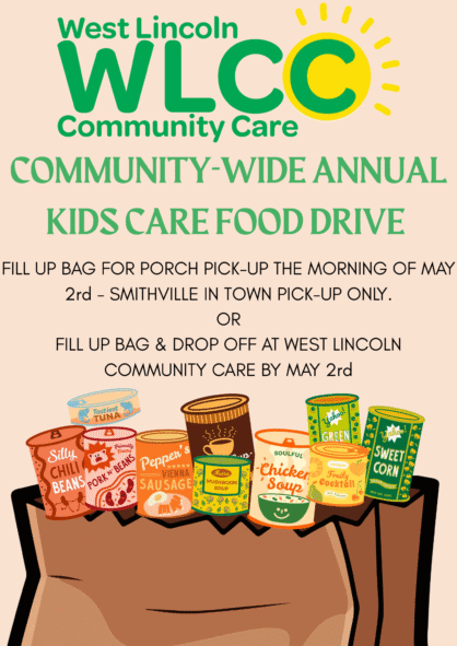 Community-Wide Annual Kids Care Food Drive!